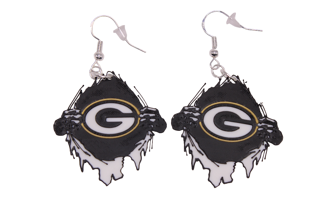 Green Bay Packers Earrings