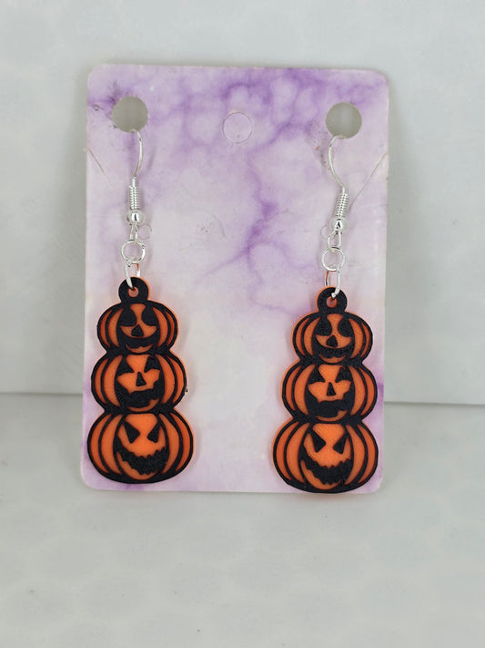 Pumpkins Stacked Earrings