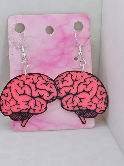 Brain Earrings