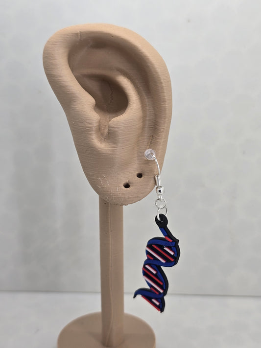 Double Helix DNA Earrings