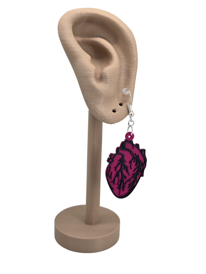 Heart Earrings Single Color choice