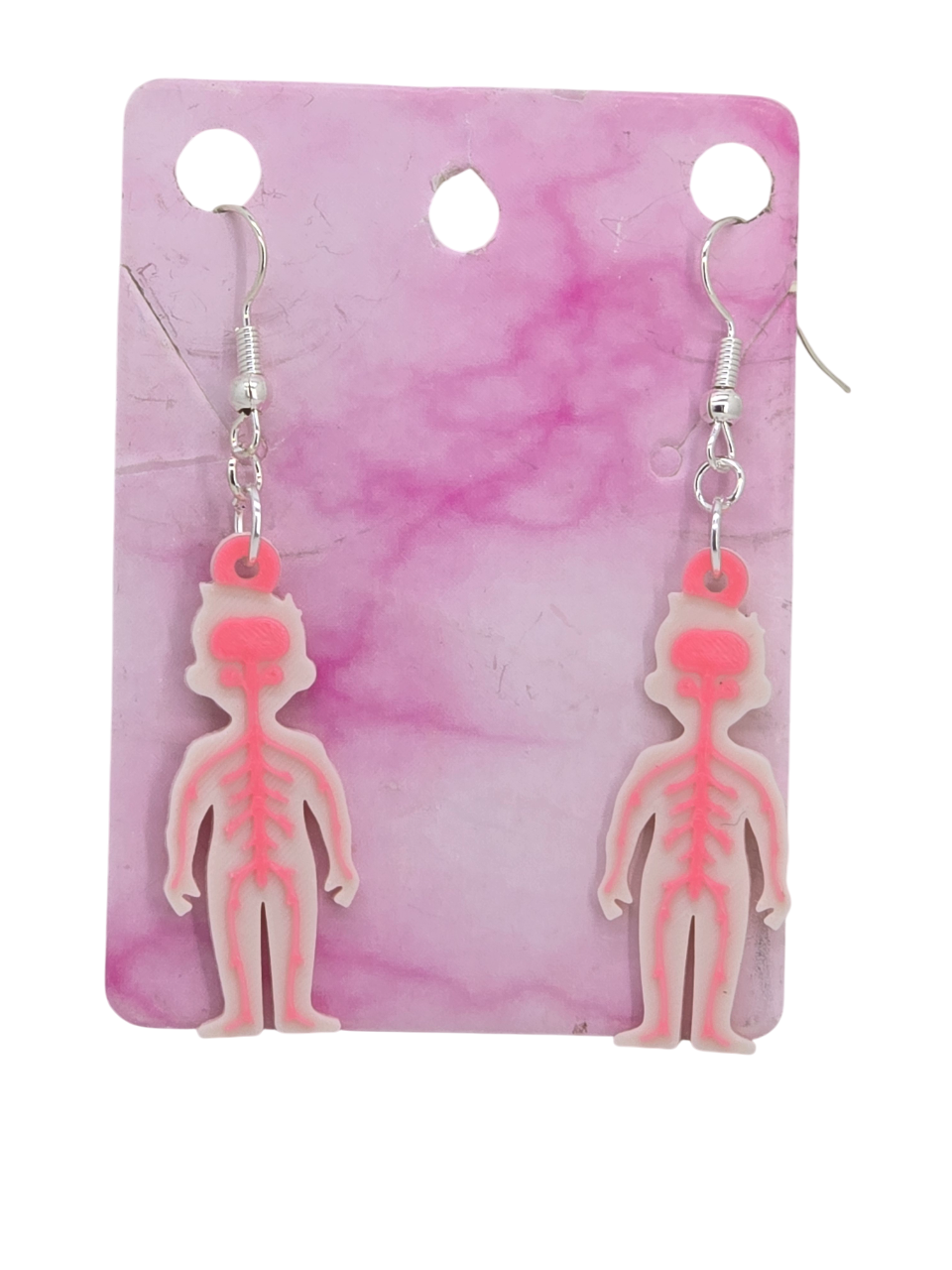 Nervous System (Medical) 3D Printed Earrings