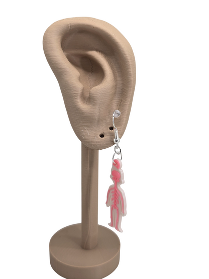 Nervous System (Medical) 3D Printed Earrings