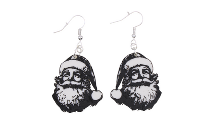 Santa and Snowman Earrings