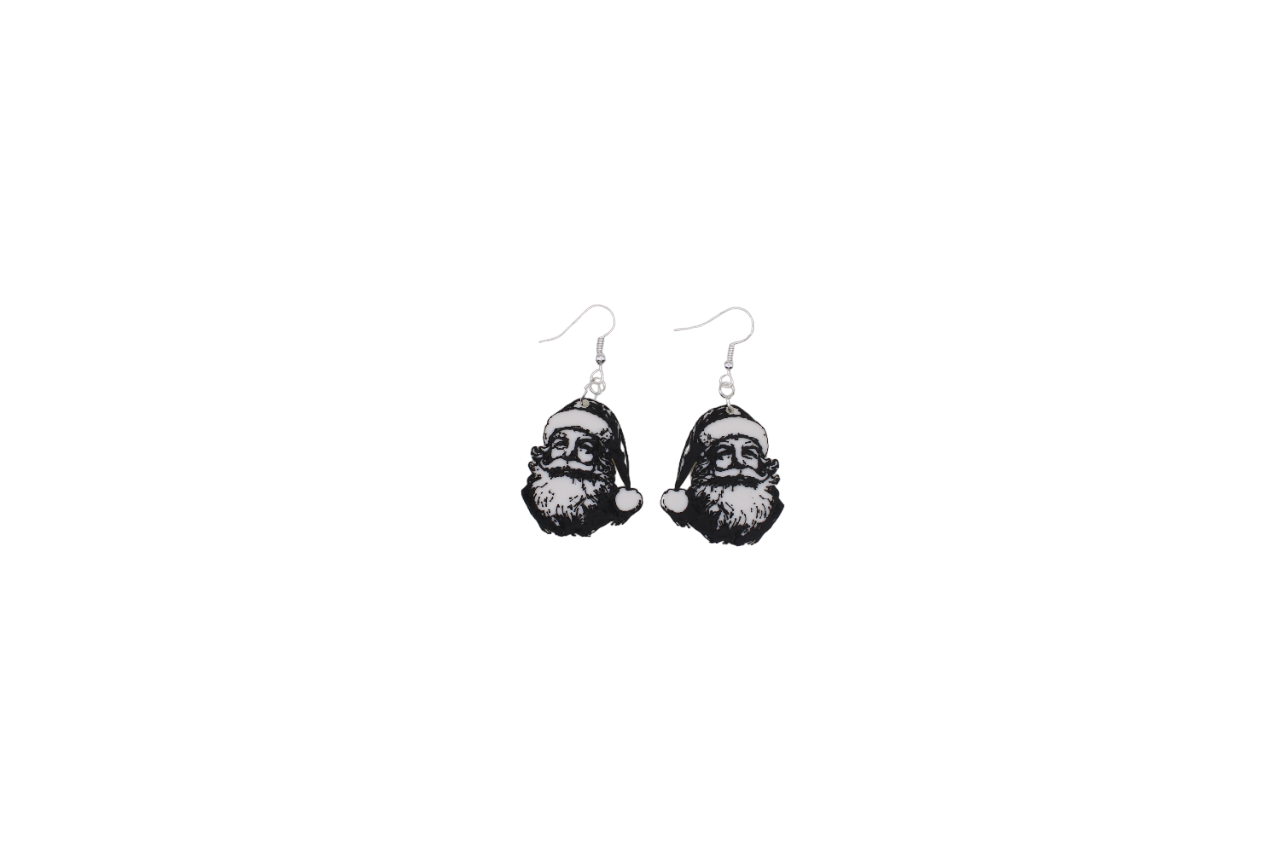 Santa and Snowman Earrings