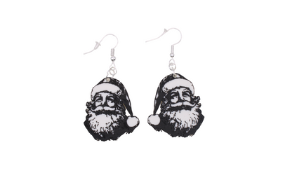 Santa and Snowman Earrings