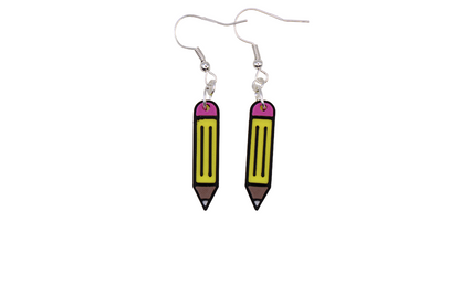 School Supplies Earrings