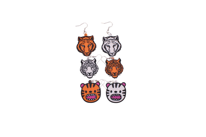 Tiger Earrings
