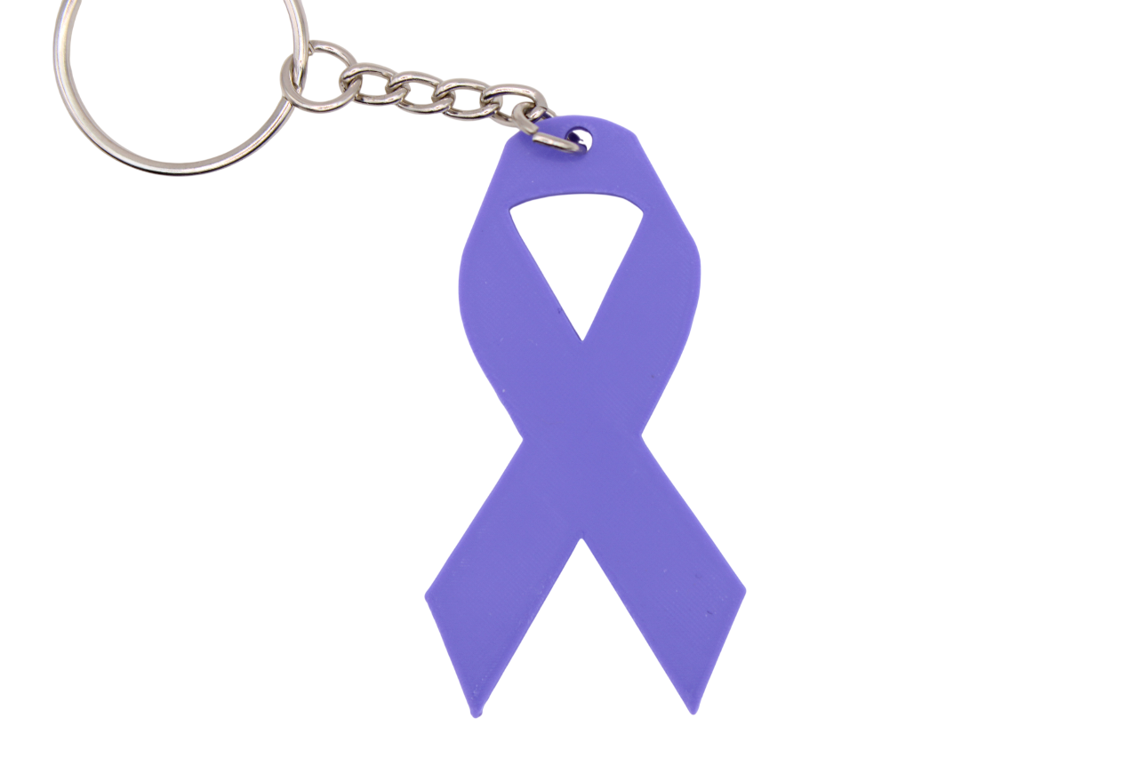 Awareness Ribbon Keychains