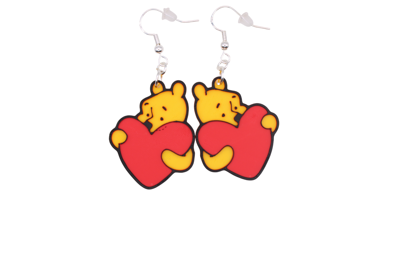 Winnie the Pooh Earrings 7 Styles!