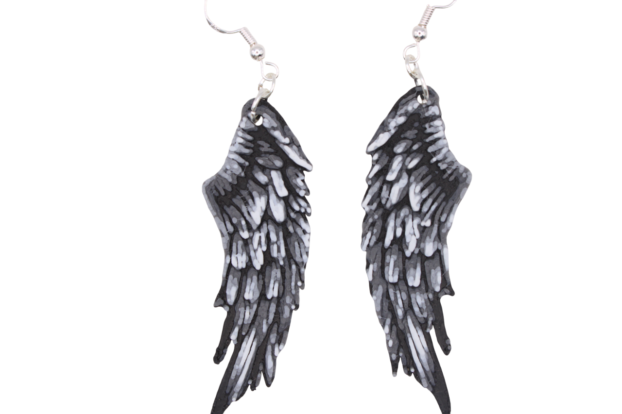 Wing Earrings - 3D Printed Earrings!