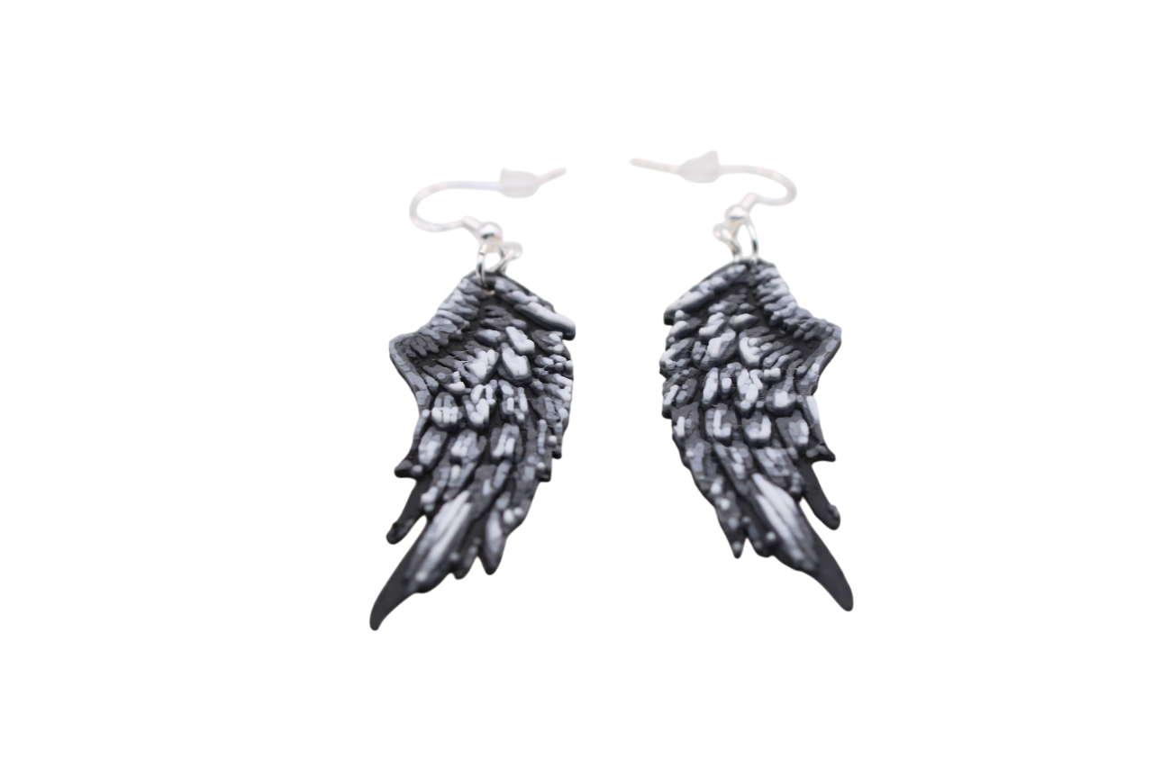 Wing Earrings - 3D Printed Earrings!