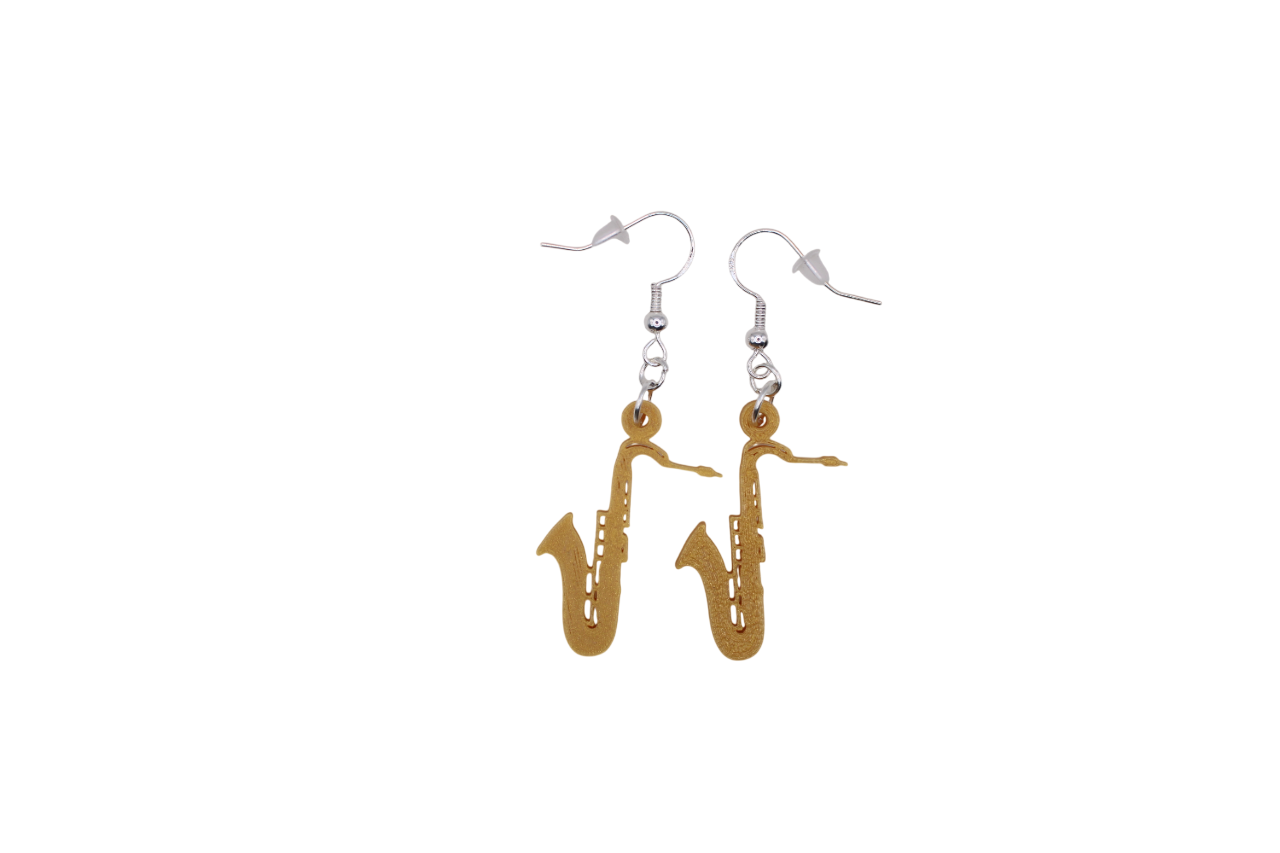 Saxophone Earrings