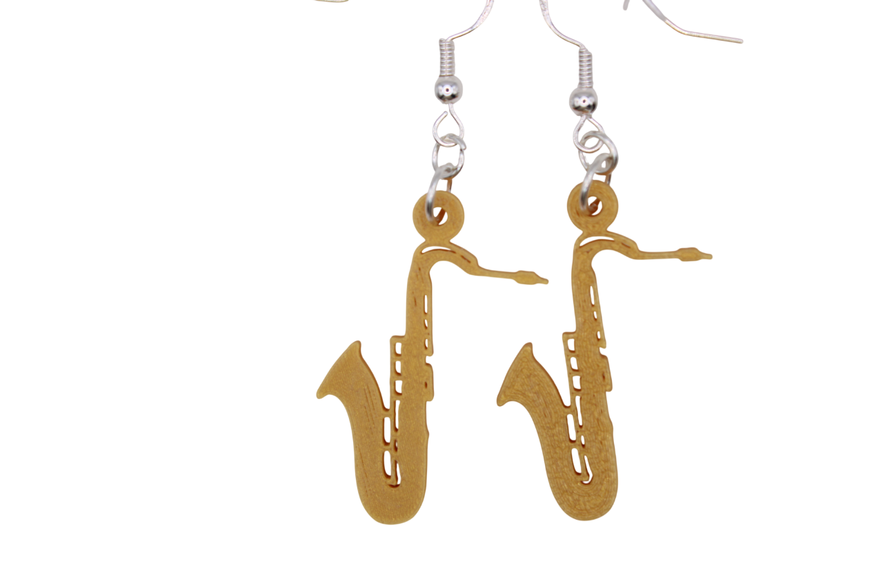 Saxophone Earrings