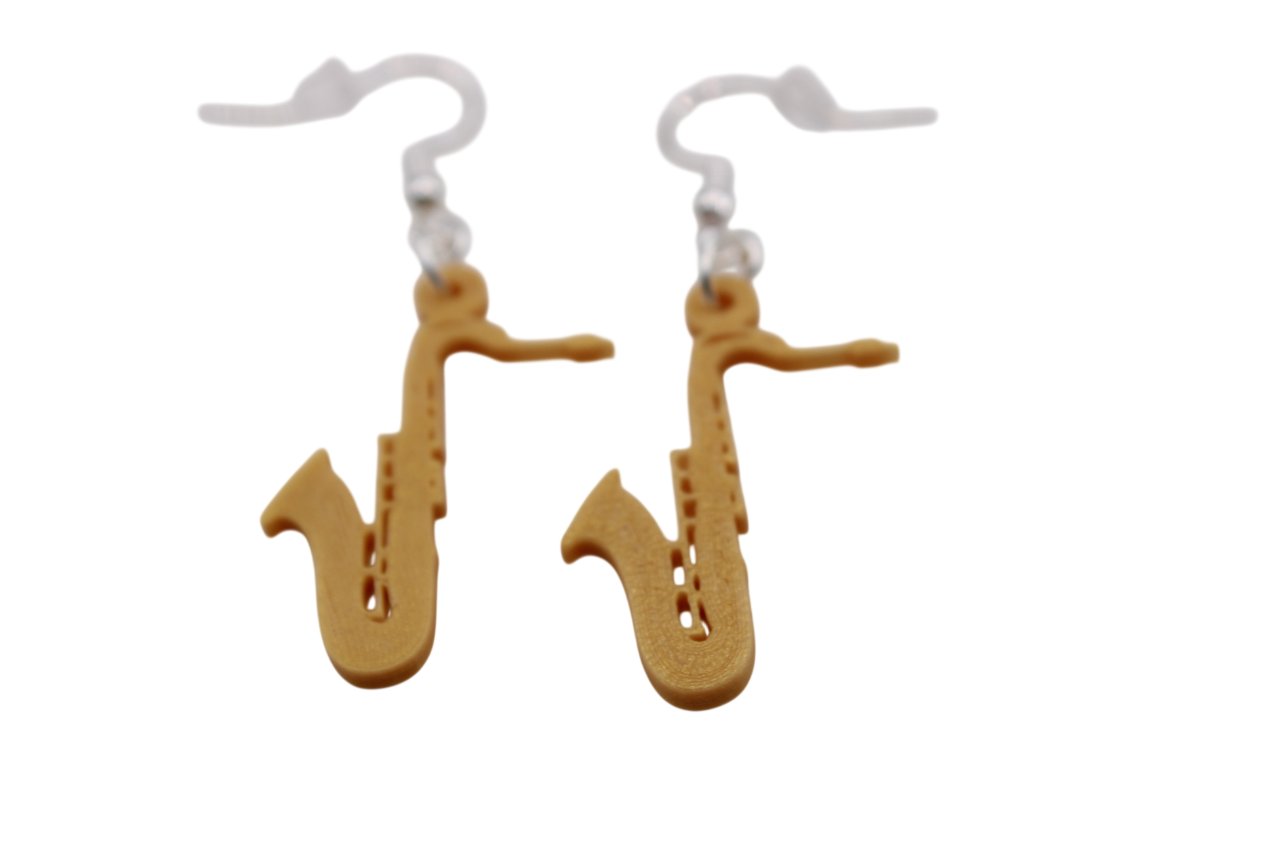 Saxophone Earrings