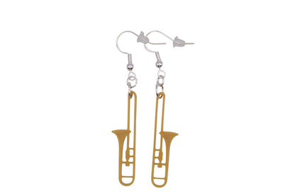 Musical Instrument Earrings - 3D Printed Earrings (8 choices)