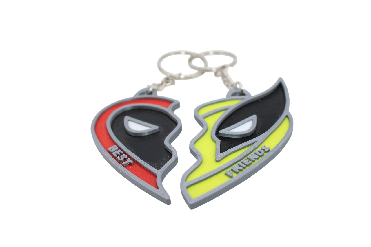 Deadpool and Wolverine Keychain