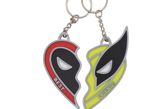 Deadpool and Wolverine Keychain