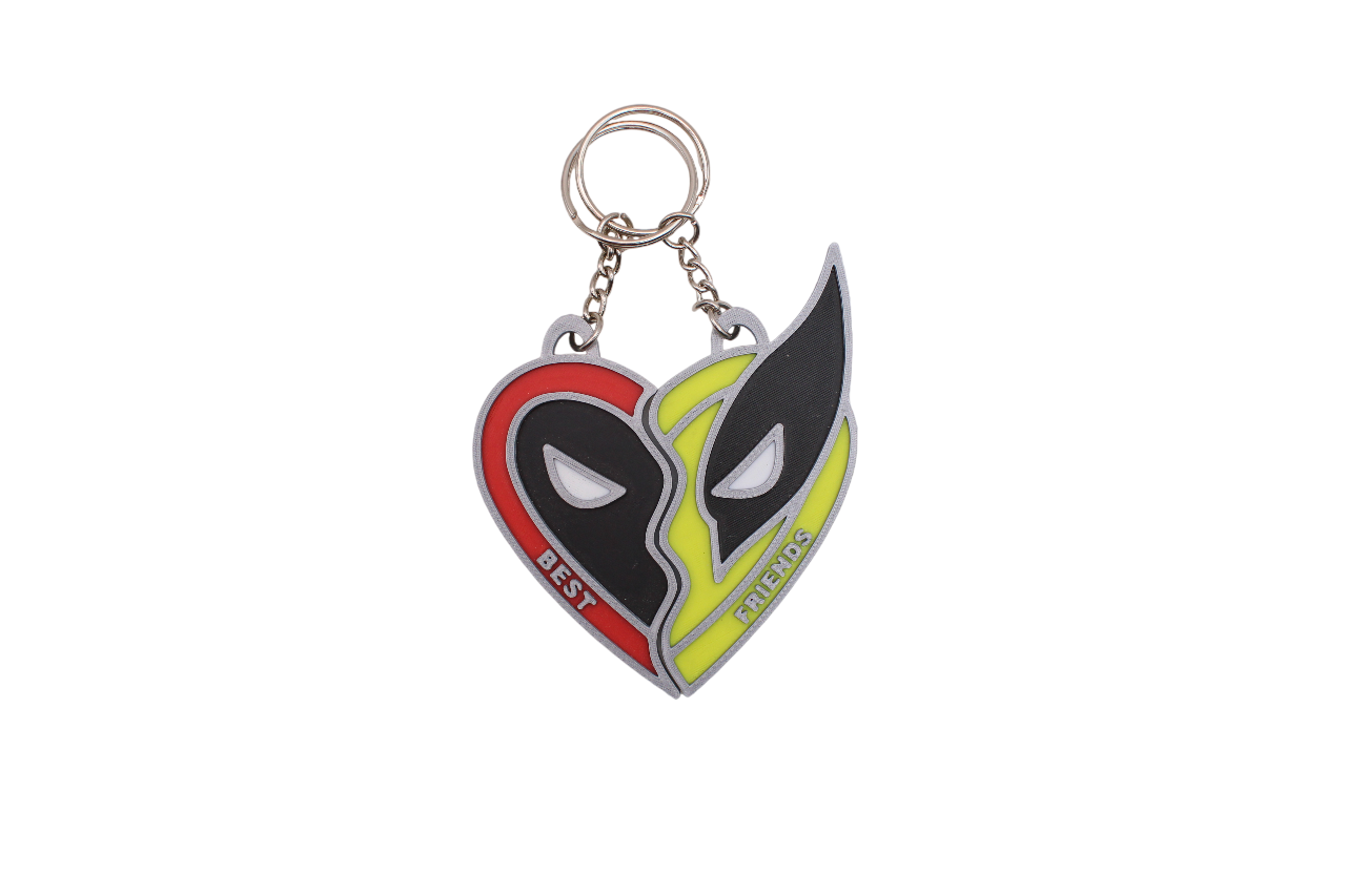 Deadpool and Wolverine Keychain