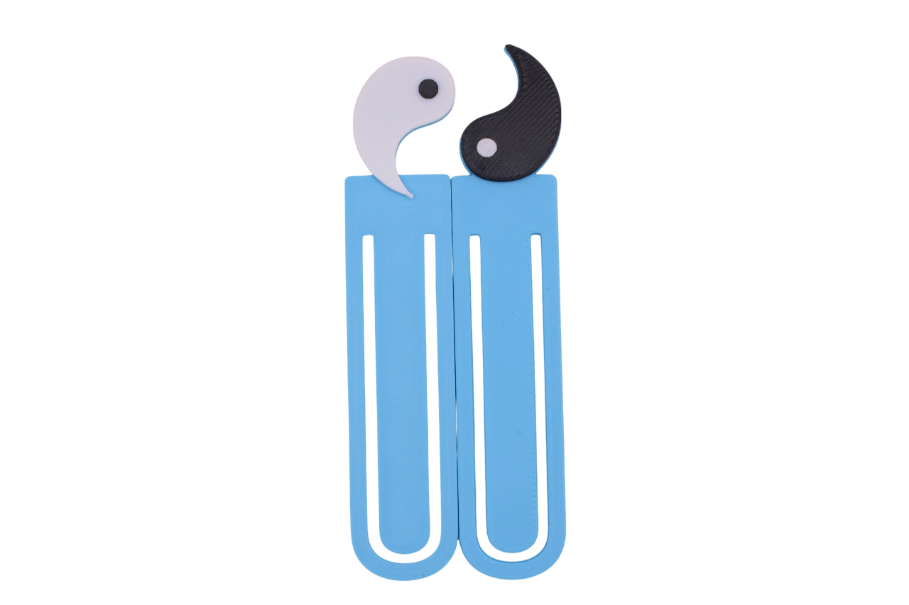 Yin Yang Paperclip Bookmarks