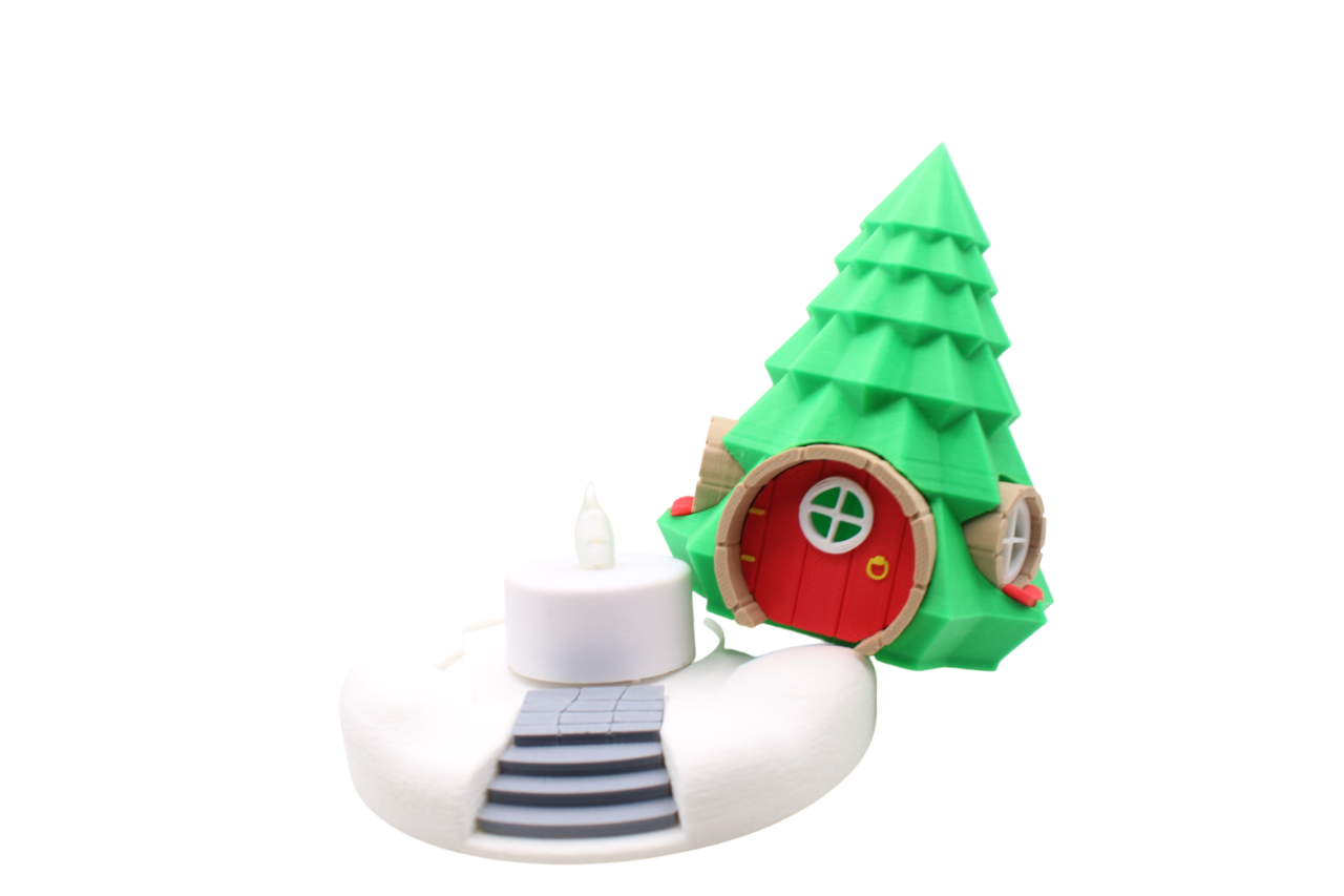 Christmas Fairy Tealight house