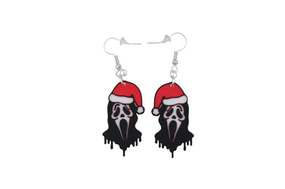 Horror Christmas Earrings