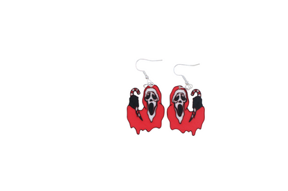 Horror Christmas Earrings