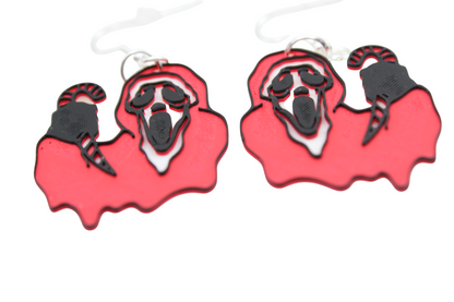 Horror Christmas Earrings