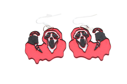 Horror Christmas Earrings