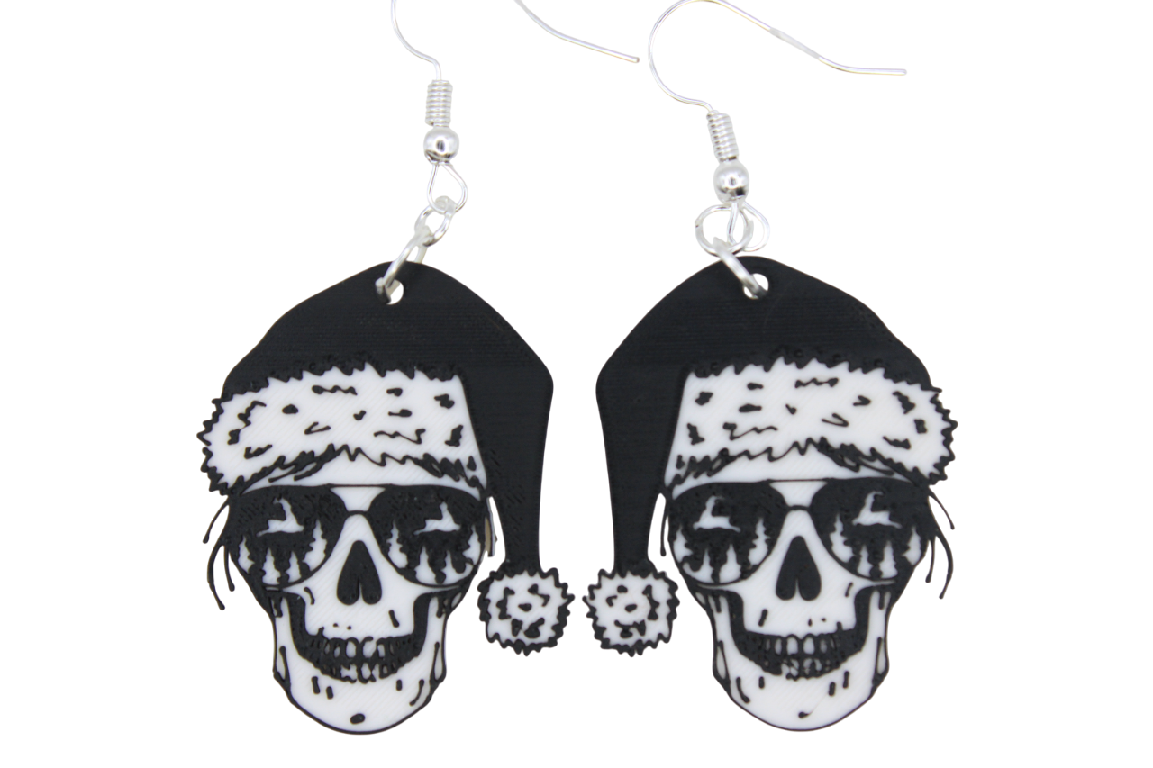 Horror Christmas Earrings