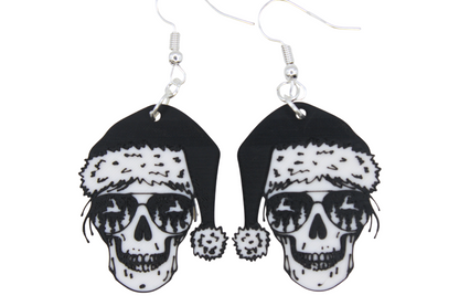 Horror Christmas Earrings