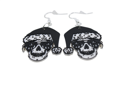 Horror Christmas Earrings