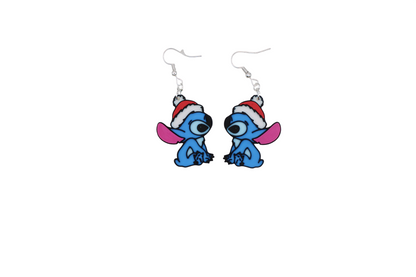Stitch Christmas Earrings