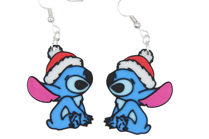 Stitch Christmas Earrings