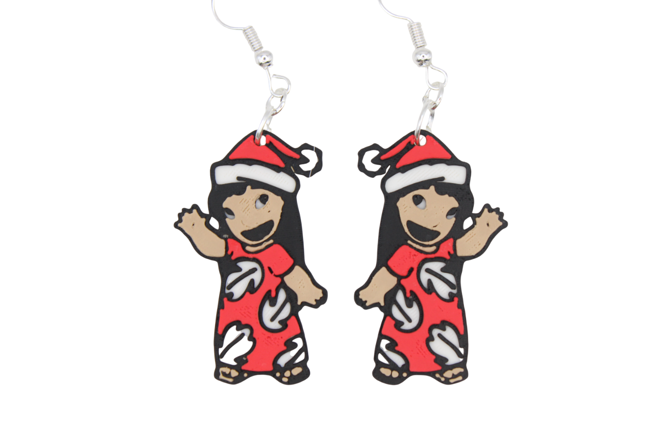 Stitch Christmas Earrings