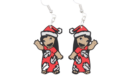 Stitch Christmas Earrings