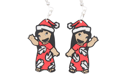 Stitch Christmas Earrings