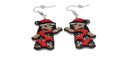 Stitch Christmas Earrings