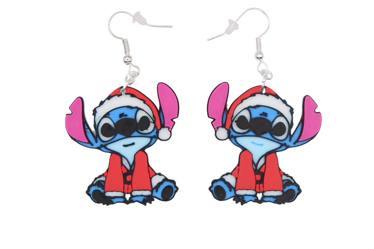 Stitch Christmas Earrings
