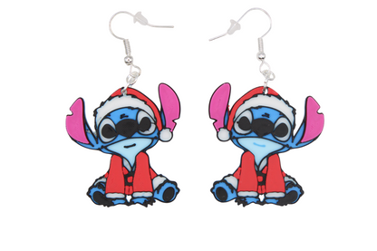 Stitch Christmas Earrings