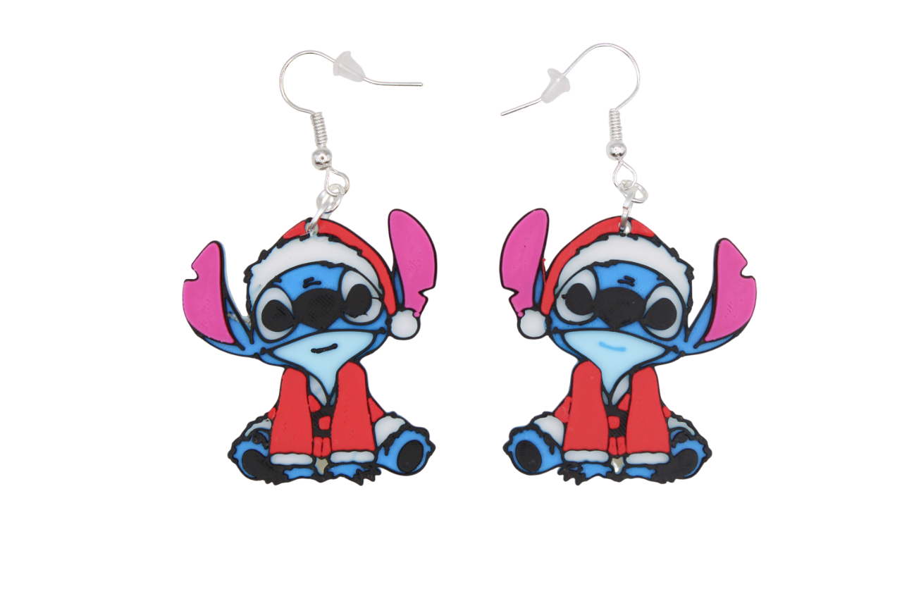 Stitch Christmas Earrings