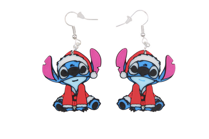 Stitch Christmas Earrings