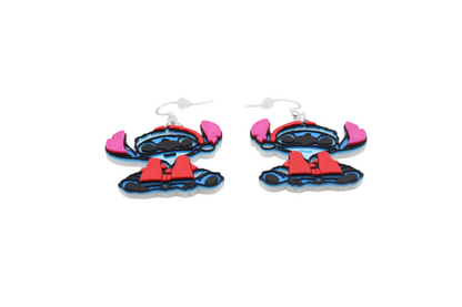 Stitch Christmas Earrings