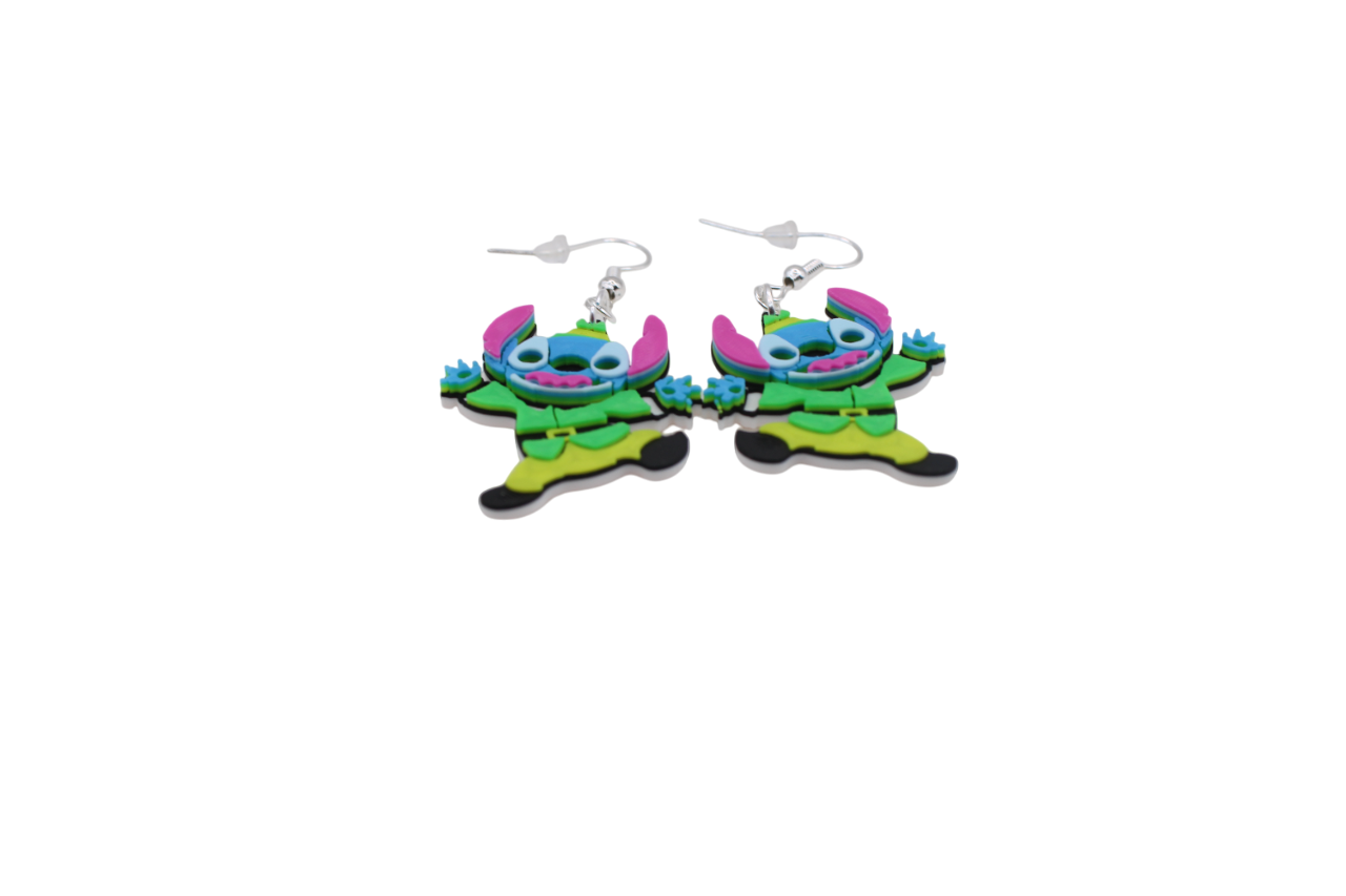 Stitch Christmas Earrings