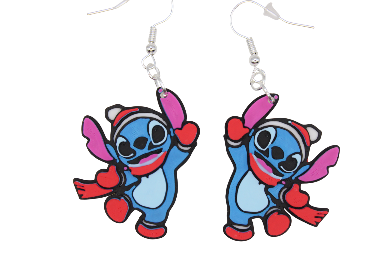 Stitch Christmas Earrings