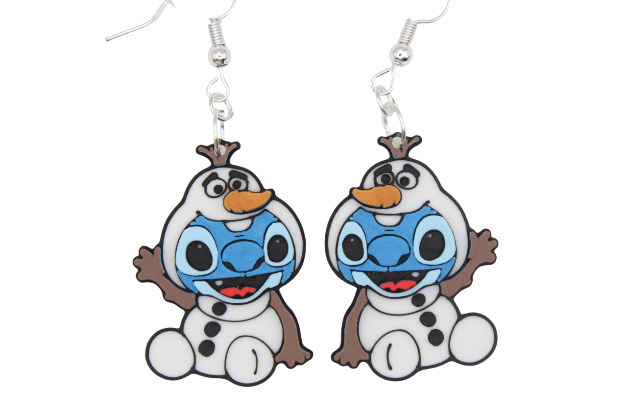 Stitch Christmas Earrings