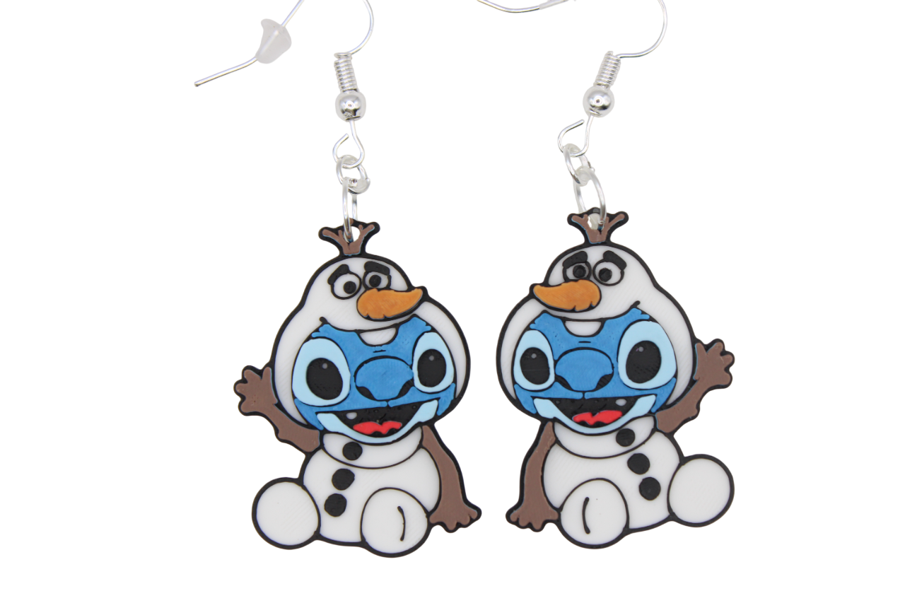 Stitch Christmas Earrings