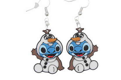 Stitch Christmas Earrings