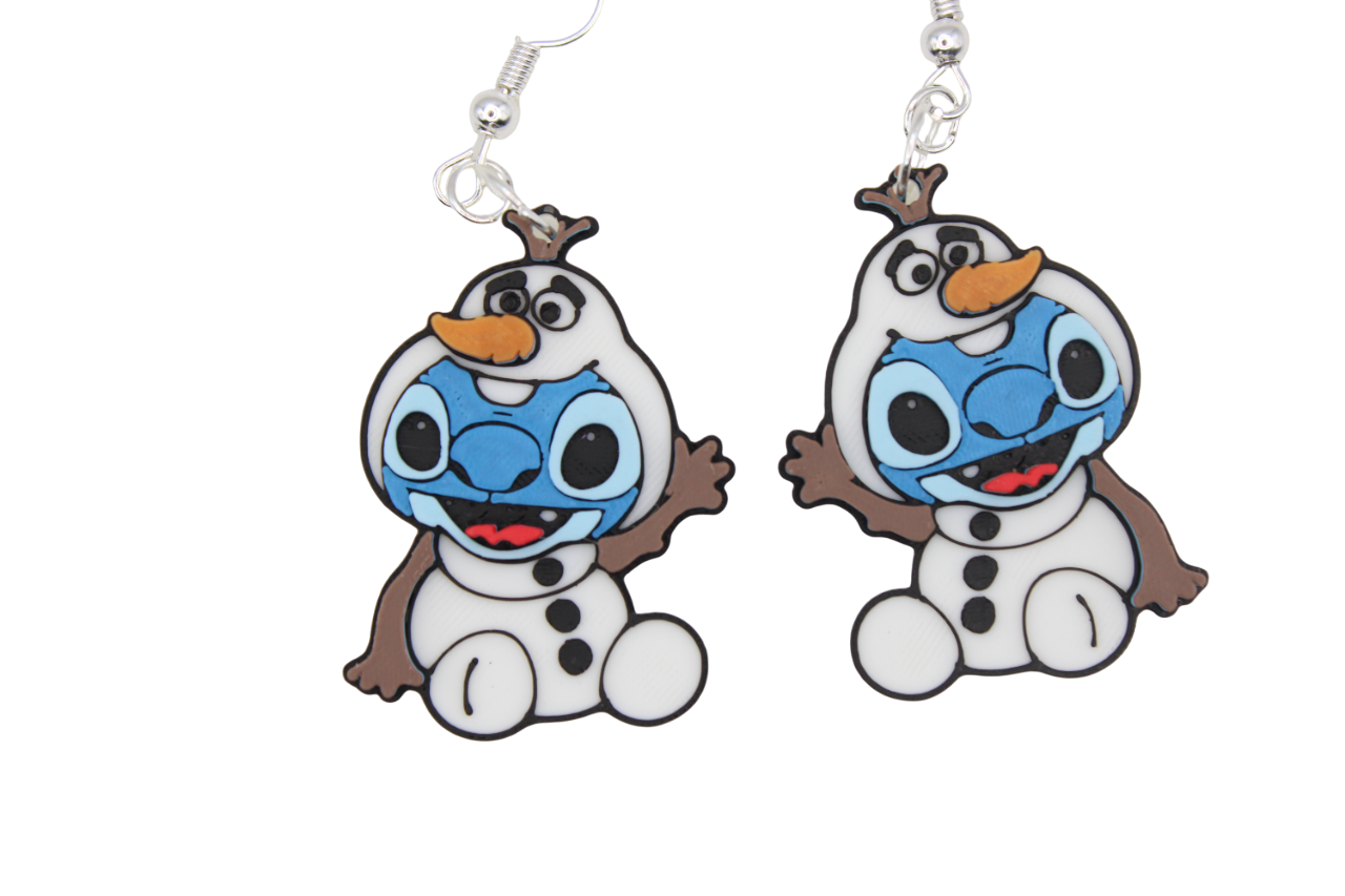 Stitch Christmas Earrings