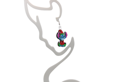 Stitch Christmas Earrings